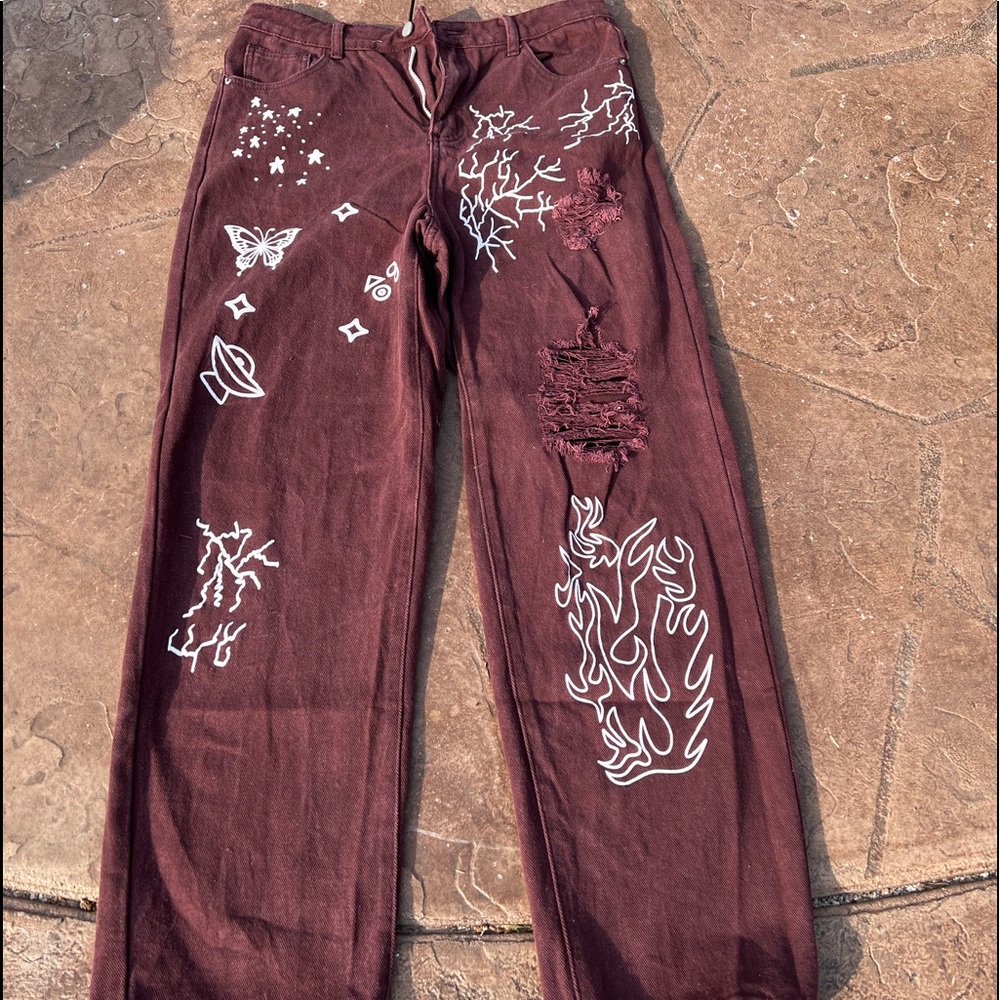 shein straight leg jeans!